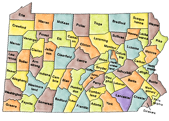 Pennsylvania Counties
